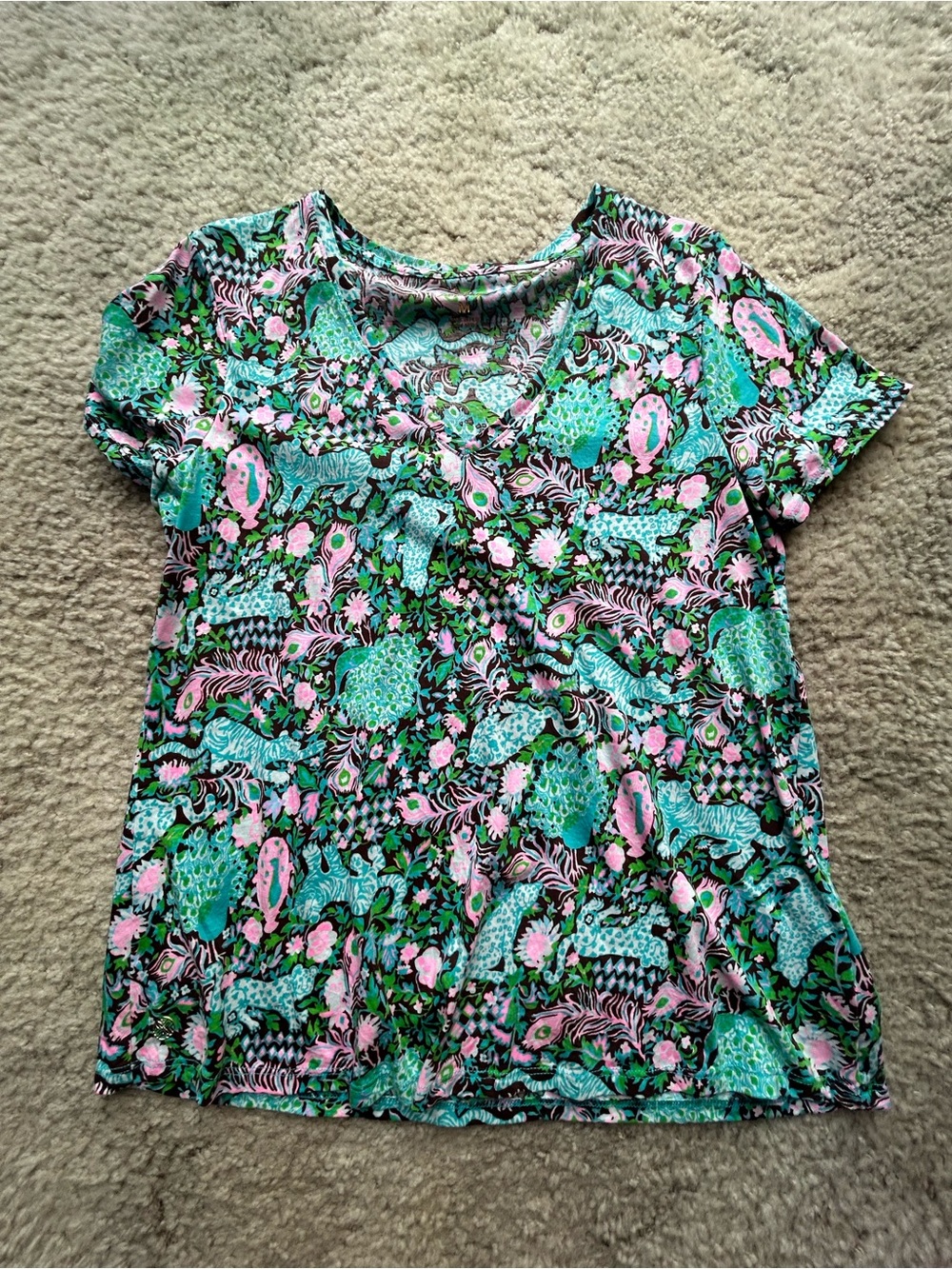 EUC Lilly Pulitzer Maryetta Tee